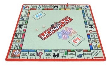Tapis de jeu Monopoly surdimensionné (8 à 11, Dés)