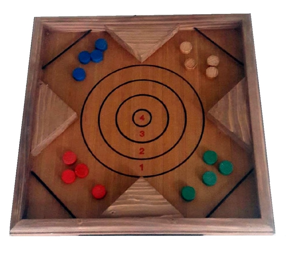 Tir sur cible de comptoir 4 joueurs