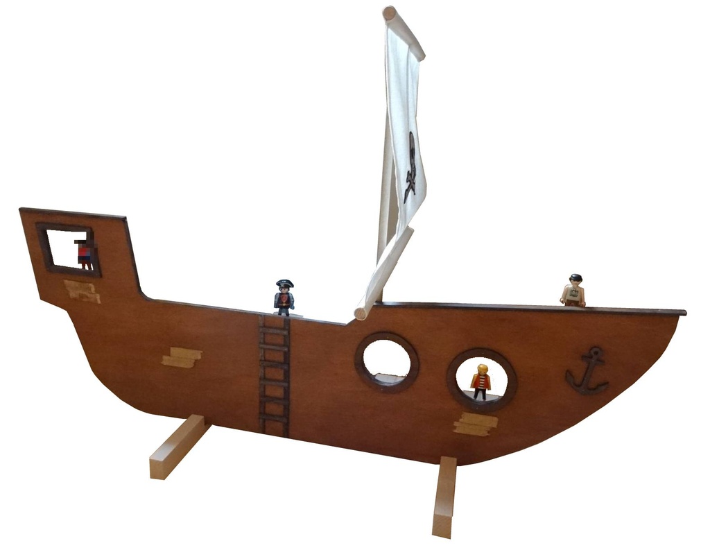 Bateau pirate (Ann. enfant, Fléchettes)